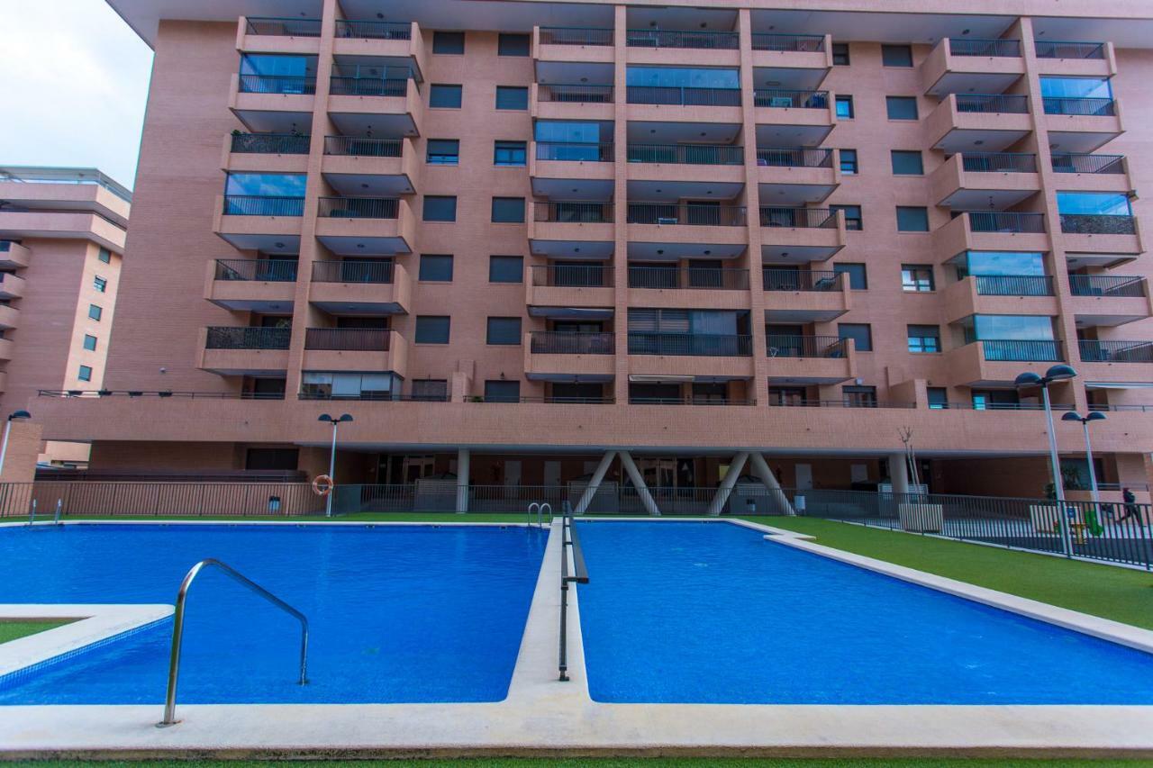 Apartment On The Beach,Pool,Wifi,Garage,Valencia Bagian luar foto