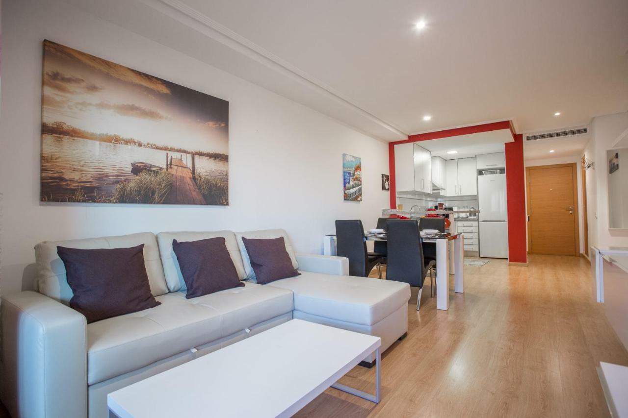 Apartment On The Beach,Pool,Wifi,Garage,Valencia Bagian luar foto